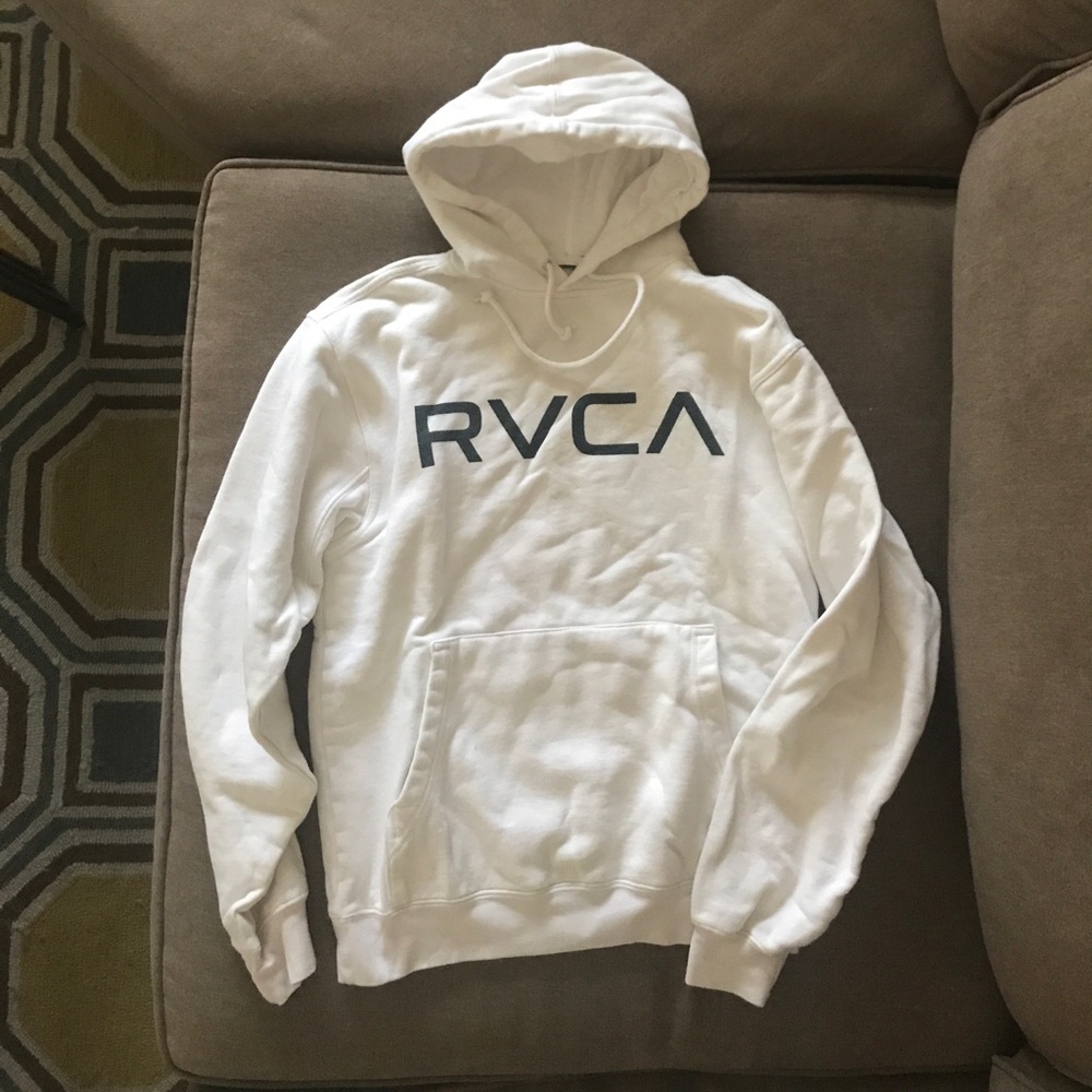 White RVCA Hoodie